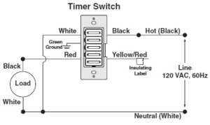 timer switch wiring