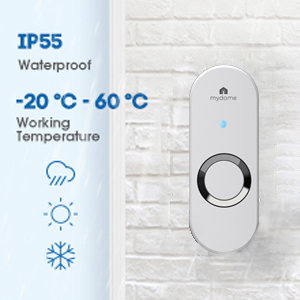 mydome pearl doorbell button weatherproof