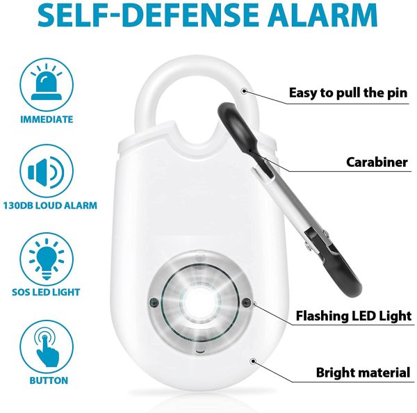 personal alarm female lady women protection child safety self defence siren security safety police approved