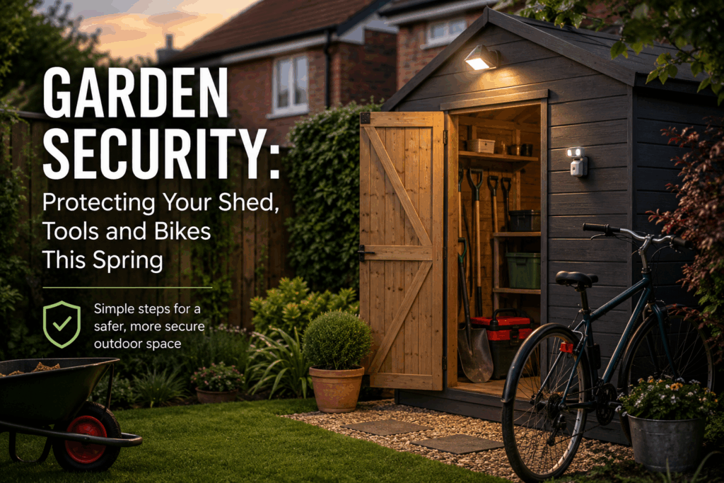 Garden security protecting your shed tools and bikes this spring